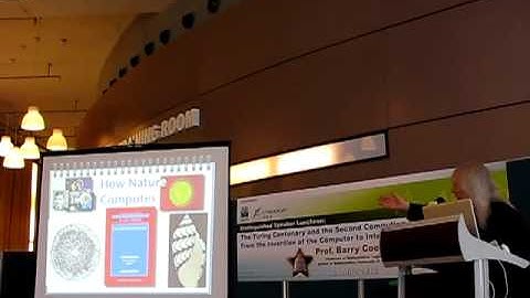 Alan Turing Hong Kong Distinguished Speaker Lunch by Barry Cooper part 1