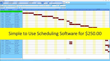 Simple Scheduling Software