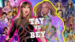 TAYLOR SWIFT vs BEYONCÉ: A RIVALIDADE ENTRE THE ERAS E RENAISSANCE TOUR