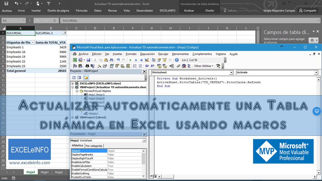 Como hacer una tabla dinamica en excel