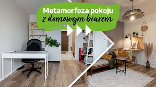 Metamorfoza pokoju dziennego z biurem | „Sposób na wnętrze” odc. 6