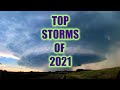 TOP STORM CHASES OF 2021! 6 hours of RAW tornadoes, gorilla hail, flash floods, hurricanes