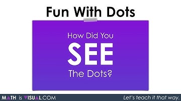 Conceptual Subitizing - More Dot Cards - How Do You See The Dots?