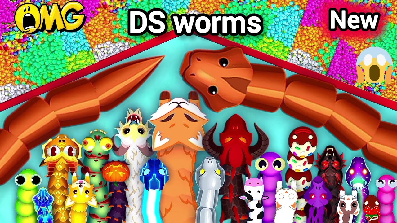 😨 I reached 100,000+ points in snake io gameplay🐍 Bronze  snake🐍DS worms biggest snake killing