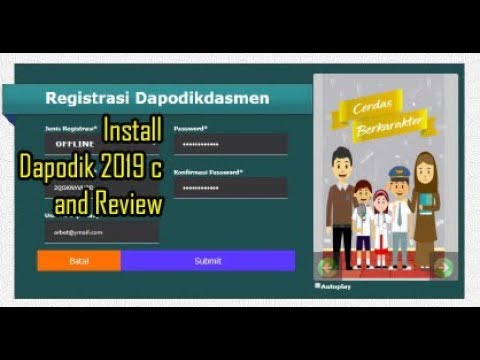 Cara Instal Dapodik 2019 C and Review. TERBARU !!!