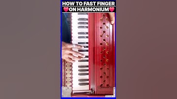 How To Fast Finger On Harmonium #shorts #ytshort #shortfeed