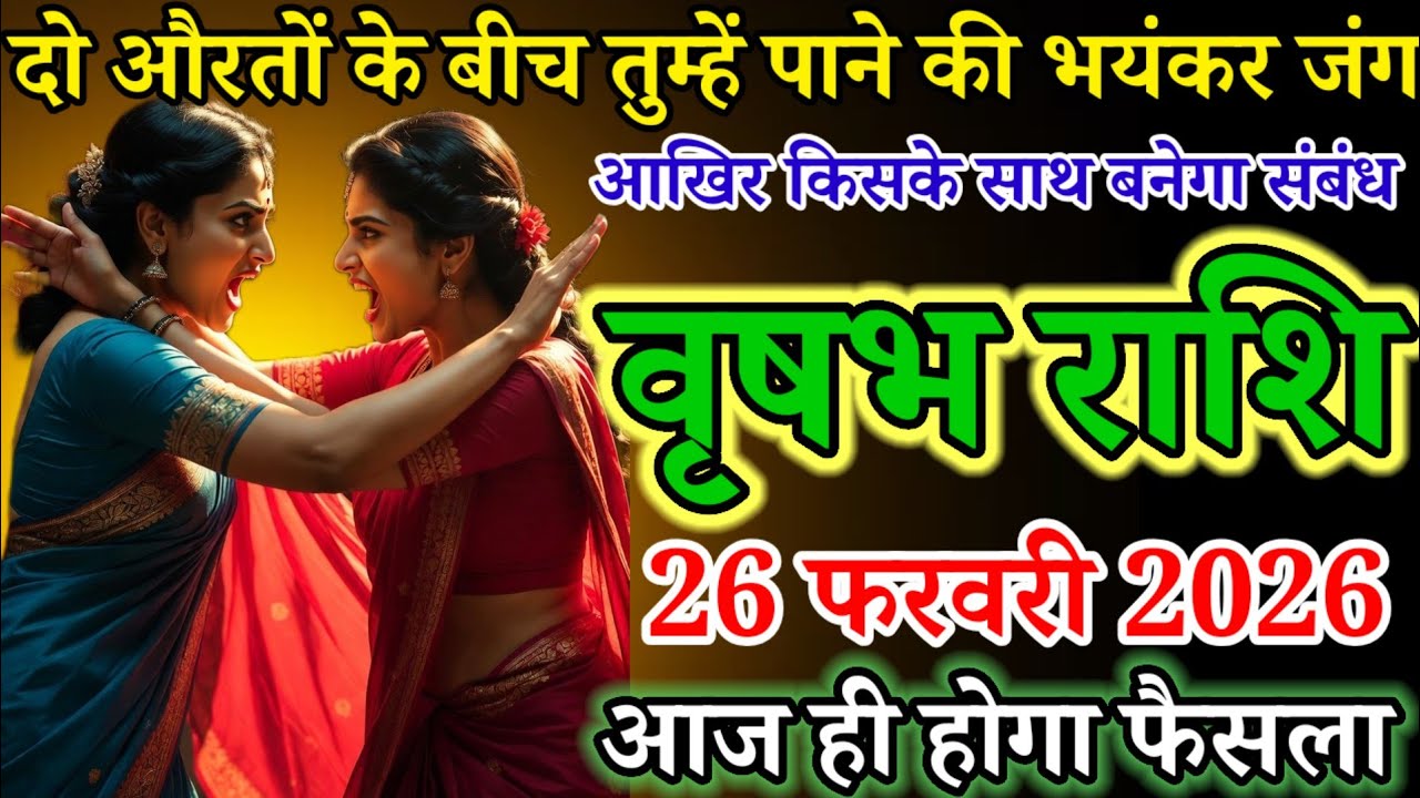 दो औरतों के बीच तुम्हें पाने की भयंकर जंग आखिर किसके साथ बनेगा संबंध! जल्दी देखो! Vrishabh Rashi 