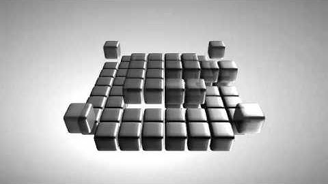 3D Cube Logo Animation -  Aurora 3D Software