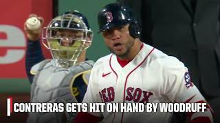 Famous Willson Contreras is heated after getting hit from 6th time by Brandon Woodruff | ESPN MLB Profile