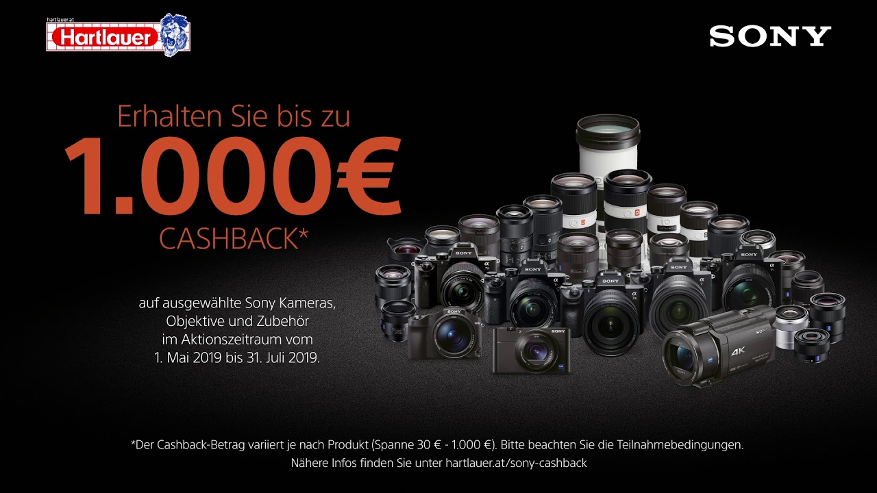 Sony Cashback Aktion bei Hartlauer – jetzt bis zu € 1.000,- Cashback  erhalten! - YouTube