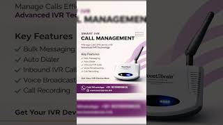 🚀 Upgrade Your Business with Smart IVR Call Management! #viral #youtubeshorts #shorts #ivrsystem