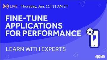 Fine-Tune Applications for Performance | Learn With Experts