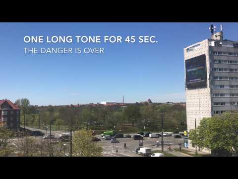 Danish Air-Siren test 2017