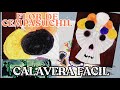 2 DIY&#39;S PARA HALLOWEEN/ ALTAR DE MUERTOS👻 FLOR DE CEMPASUCHIL Y CALAVERA FÁCILES ☠