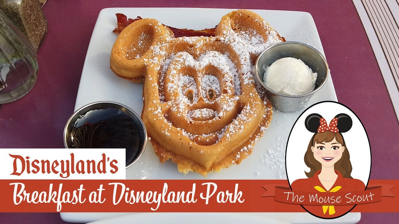 Where to Find Breakfast at Disneyland Park - YouTube
