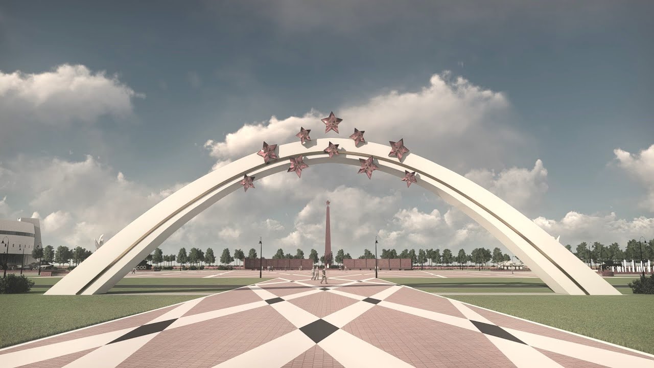 Проект мемориала северный фас курской дуги