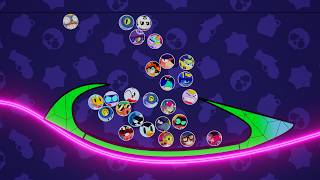 Brawl Stars ROLLERCOASTER BATTLE - ALL ROBOTS AND ANIMALS ver screenshot 4
