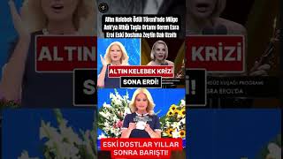 Altın Kelebek Ödül Töreni&#39;nde Müge Anlı&#39;ya Attığı Taşla Ortamı Geren Esra Erol Zeytin Dalı Uzattı