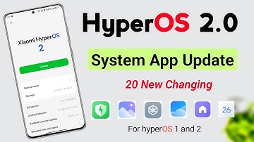 Hyperos 2 System Apps Update - New Changing And Animation For hyperOS 2 and 1