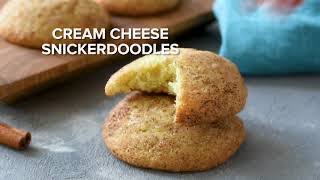 CREAM CHEESE SNICKERDOODLES