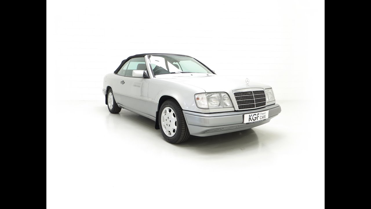 A Splendid Mercedes-Benz W124 E220 Cabriolet with Only 48,443 Miles - SOLD!  