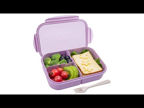 Bento Box, Bento lunch Box for Kids and Adults, Leakproof Lunch Containers