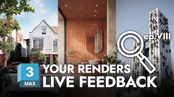 Send your 3D RENDER | Live feedback from VizAcademy! | Ep.08