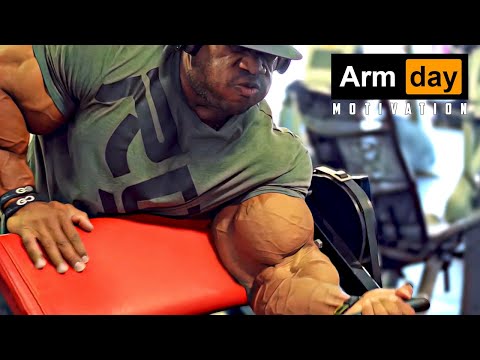 MONSTER BICEPS AND TRICEPS - HARDCORE ARM WORKOUT - PHIL HEATH MOTIVATION