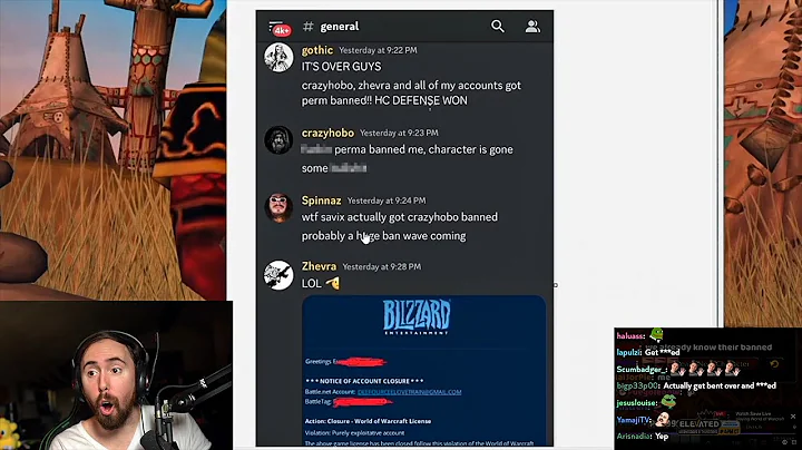 Blizzard PERMA BANNED ALL Asmon's Griefers
