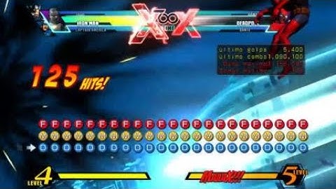 Umvc3 ironman easy high damage combo ft Avengers (optimised)