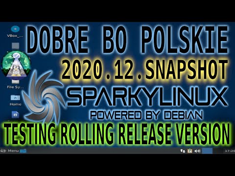 Sparky Linux 6 2020.12 Rolling-testing Debian 11 BullsEye dla opornych - Pulpit MATE