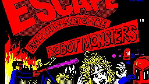 Escape From The Planet Of The Robot Monsters Review for the Sinclair ZX Spectrum by John Gage