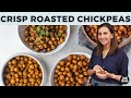 How to Make Oven Roasted Chickpeas - 4 Ways!