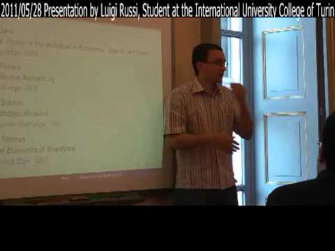 2011/05/28 Presentation by Luigi Russi, student at...