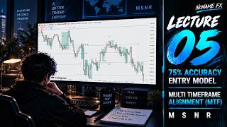MSNR ENTRY MODEL | 75% Accuracy Entry Model | MTF Alignment for High Probability Setups | Lecture 05