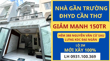Nhà bán Cần Thơ, Gần ĐHYD, Mới xây 100%. Khu vực đông dân. LH 0931100369