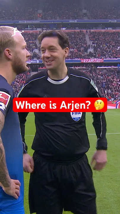 Arjen ROBBEN Forgot He Was Captain! 😅