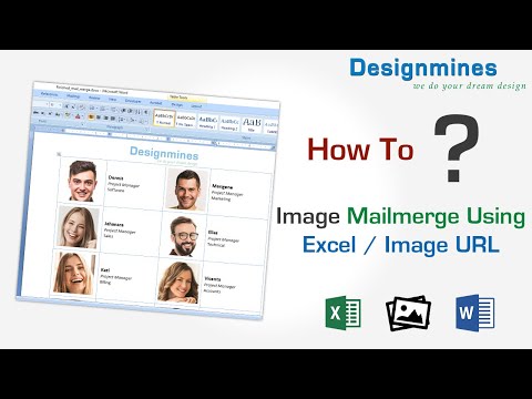 Image Mail Merge Using Excel, Picture Mail Merge, Photo Mail Merge