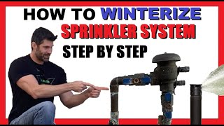How to Winterize Underground Sprinkler System | Drain Lines & Backflow Preventer | Step by Step