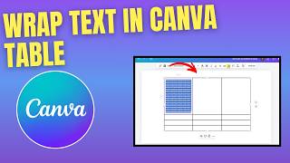 How To Wrap Text In Canva Table