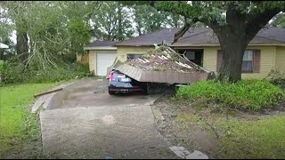 RAW: Hurricane Laura causes extensive damage in Orange, Texas