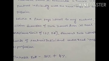 Theory Part of Assessment of Firm series - 2 for 6th SEM B.Com Business Taxation