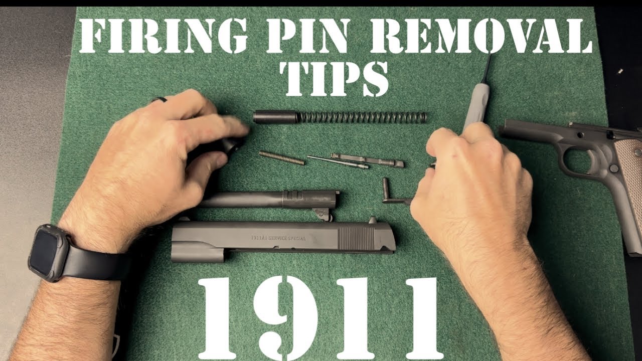 how-to-remove-the-firing-pin-on-a-1911-youtube