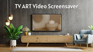 TV ART Candle beige minimal relaxing wallpaper for your TV | 3 HOURS NO SOUND | Screensaver video