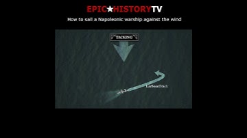 How to sail a Napoleonic warship against the wind