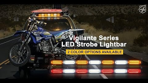 Xprite 31" Vigilante Series 35W Traffic Advisor COB LED Strobe Light Bar