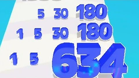 Number Merge Run Master 3D New update Gameplay Level 160