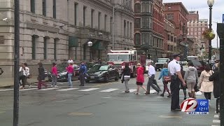Providence City Hall Holds Evacuation Drill