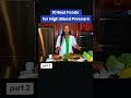 10 Best Foods for High Blood Pressure part 2... #Shorts #healthiswealth724
