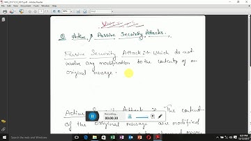 active passive security attacks